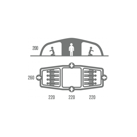 HUSKY BOSTON YESIL 8 KISILIK CADIR-2