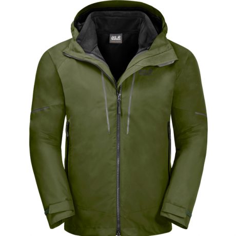 JACK WOLFSKIN SIERRA TRAIL 3IN1 SU GEÇIRMEZ ERKEK SPOR MONT 1110671